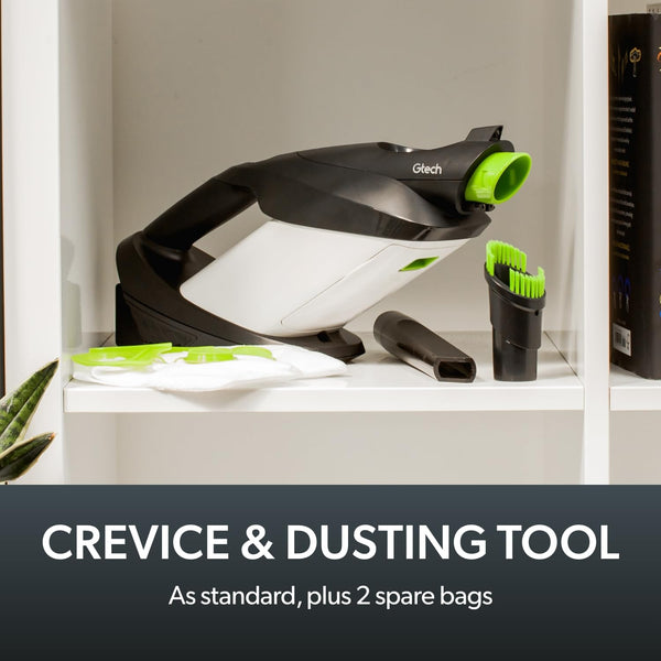 Gtech Multi MK2 | Cordless Handheld Vacuum Cleaner for Cars, Stairs, Home | 22V Li-ion Battery | Powered Brush Bar