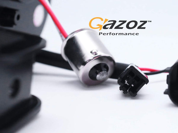 GAZOZ PERFORMANCE LED Turn Signal Indicator Halo Ring Light Smoke R50 R52 R53 S