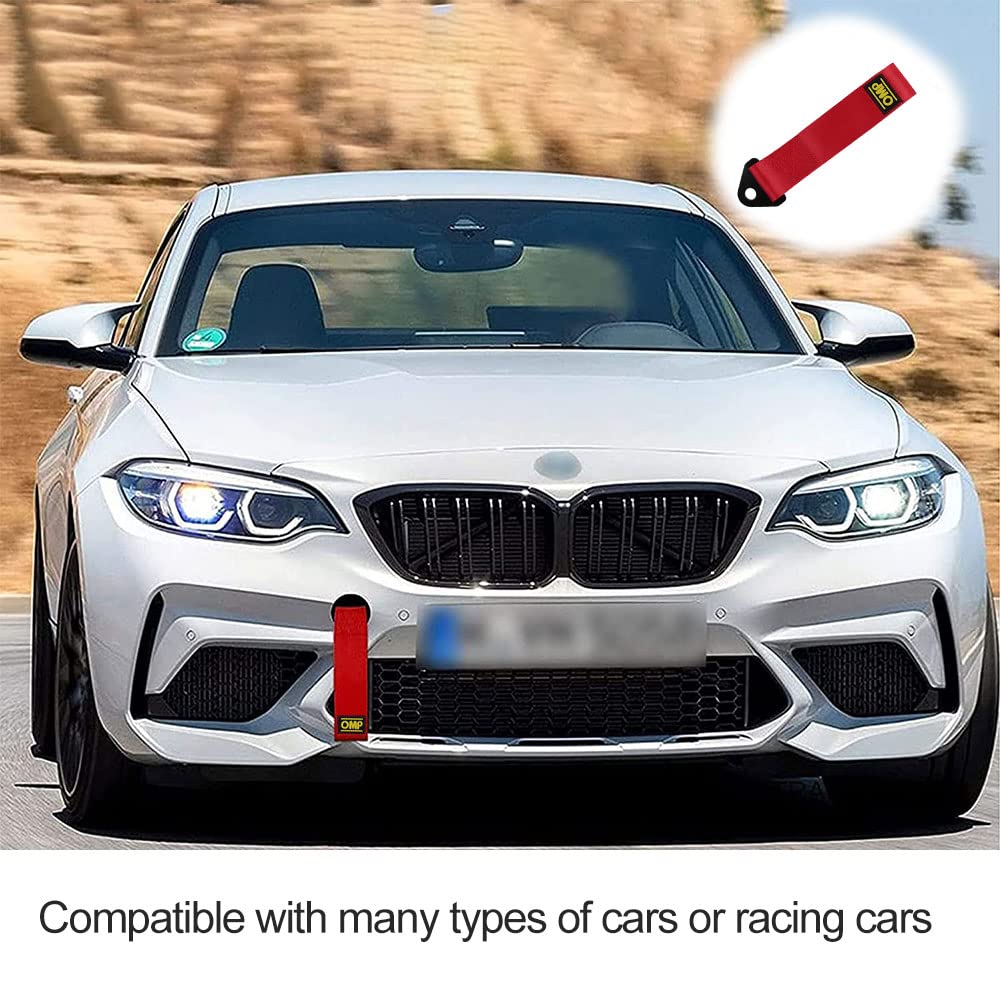 Racing tow belt,Racing Car Trailer Rope,Towing Belt for Cars,Tow Ropes for Cars,Nylon Tow Strap,High Strength Towing Hook,Car Racing Rope,Towing Strap,car Tow Strap,Heavy Duty Tow Rope,26X5cm,1 piece