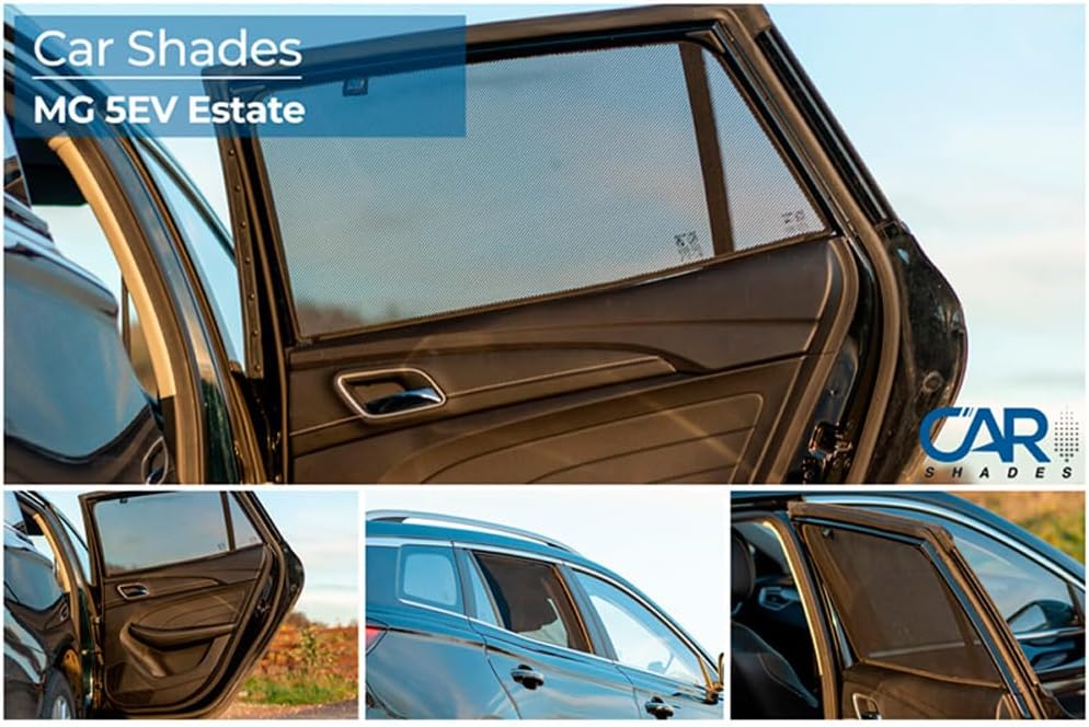 CAR SHADES Set (rear side doors) compatible with MG 5 (EV) SW 2020- (2-pieces)