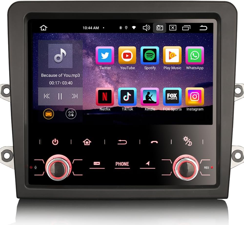 8-Core 4+64GB Android 13 Car Stereo for Porsche Cayman Boxster 718 911 981 997 Support GPS Sat Nav Carplay Android Auto DSP Bluetooth 5.0 Dual Band Wifi DAB+ TPMS DVB-T2 OBD2 PCM3.1