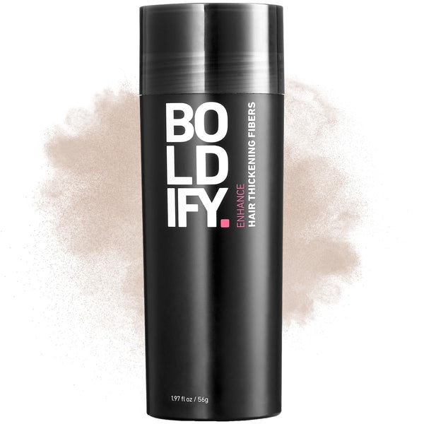 BOLDIFY Hair Fibres (56g) - Fill In Thinning and Fine Hair for an Instantly Fuller, Thicker Look - 14 Shades for Women and Men - Medium Brown