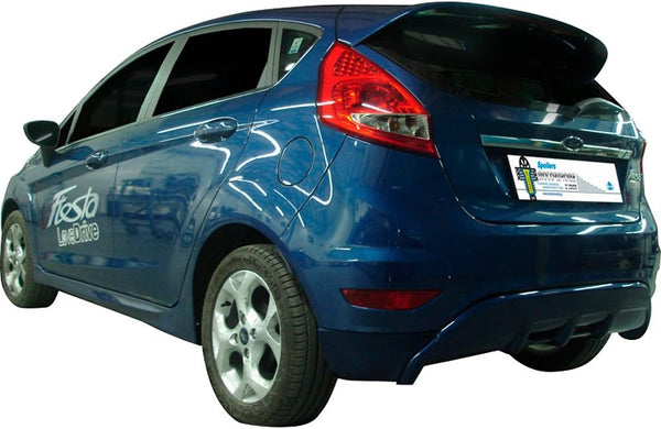 Motordrome Rear bumper skirt (Diffusor) compatible with Ford Fiesta VII 2008-2017 (ABS)