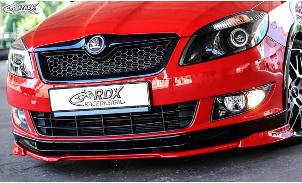 RDX Racedesign Front spoiler Vario-X compatible with Skoda Fabia II 5J Monte Carlo 2010-2014 (PU)