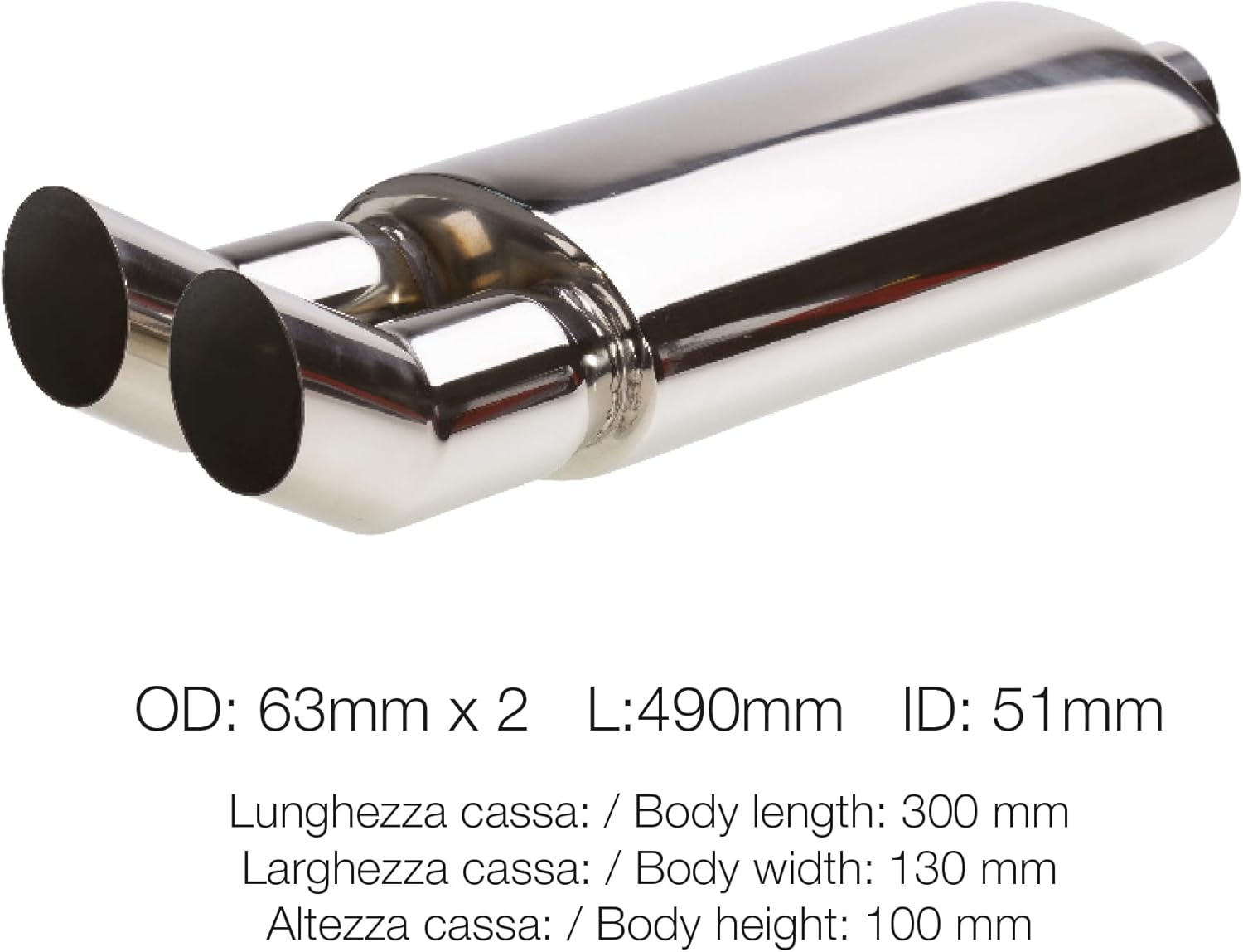 Simoni Racing ESR654 Sports Muffler Gatling