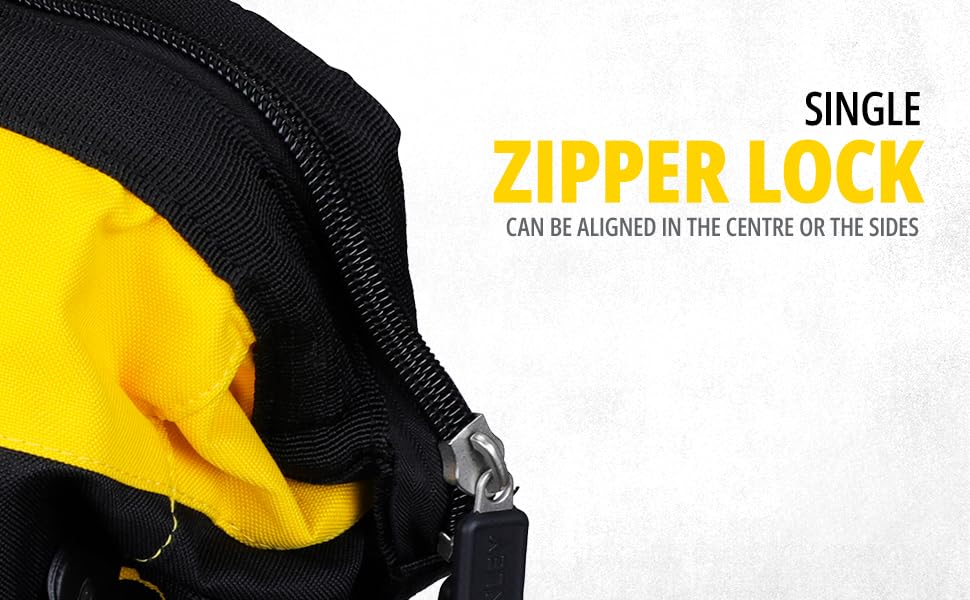 STANLEY FATMAX Technician Tool Bag, 18" Heavy Duty, Hard Waterproof Base, Multiple Pockets, Shoulder Strap, 1-93-950