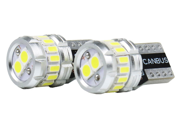 Superlite Set of 2 T10 Bulbs with 18 Leds from the Blue Series range. CanBus Technology and 6500K Colour Temperature. Ideal for Car and Truck.
