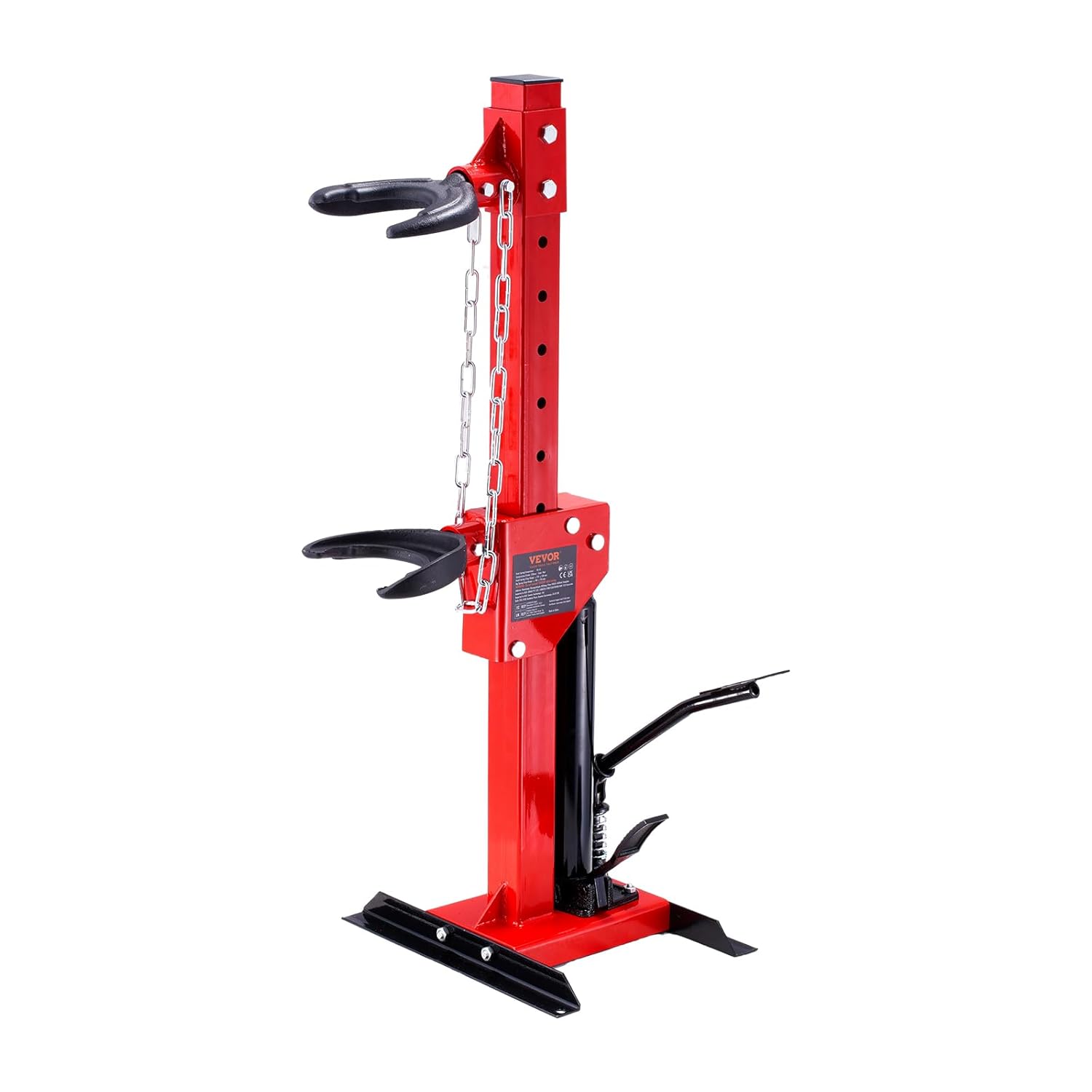 VEVOR Strut Spring Compressor, 4.5 Ton/9920 LBS Hydraulic Jack Capacity, 1 Ton Rated Compression Force, Auto Strut Coil Spring Compressor Tool, Hydraulic Spring Compressor for Strut Spring Removing