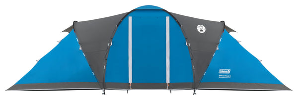 Coleman Spruce Falls 4 Tent | 4 Man Vis-a-Vis Family Tent with 2 opposite XXL size Bedrooms and Living area | 4 Person Camping Tent | 3000mm Waterproof | Sewn-in Groundsheet