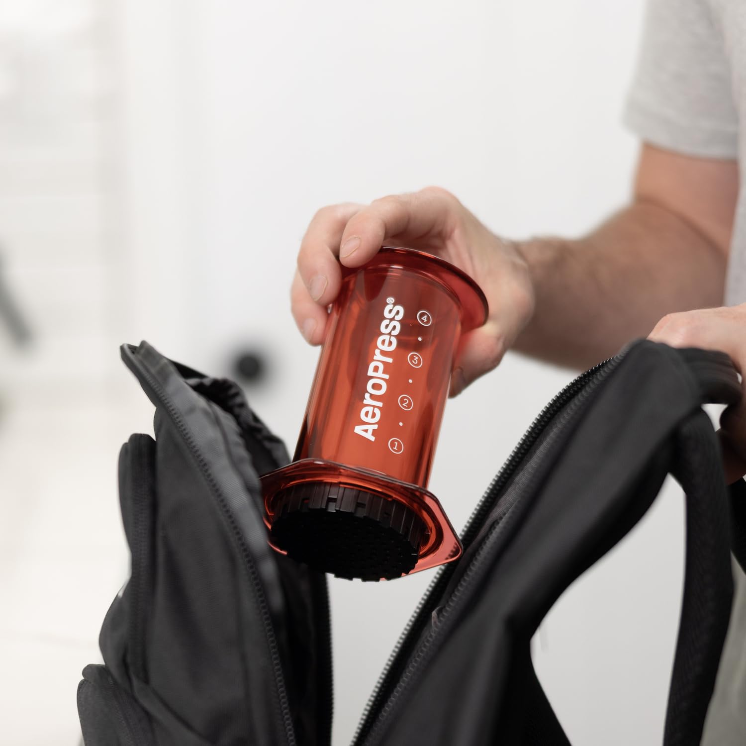 AeroPress Clear Coffee Press  3 In 1 Brew Method Combines French Press, Pourover, Espresso, Full Bodied Coffee Without Grit or Bitterness, Small