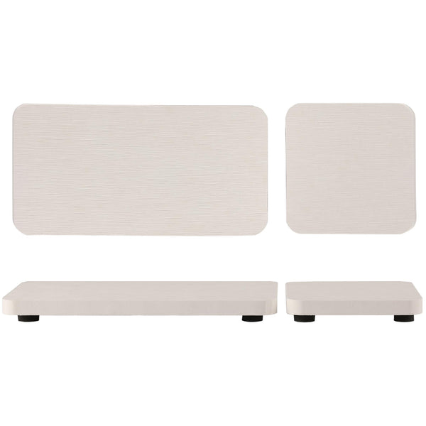 NiuYichee Set of 4 Water Absorbent Diatomite Coasters, Diatomaceous Earth Kitchen Soap Dish, Bathroom Trays, Water Absorbing Stone Used for Hand Soaps