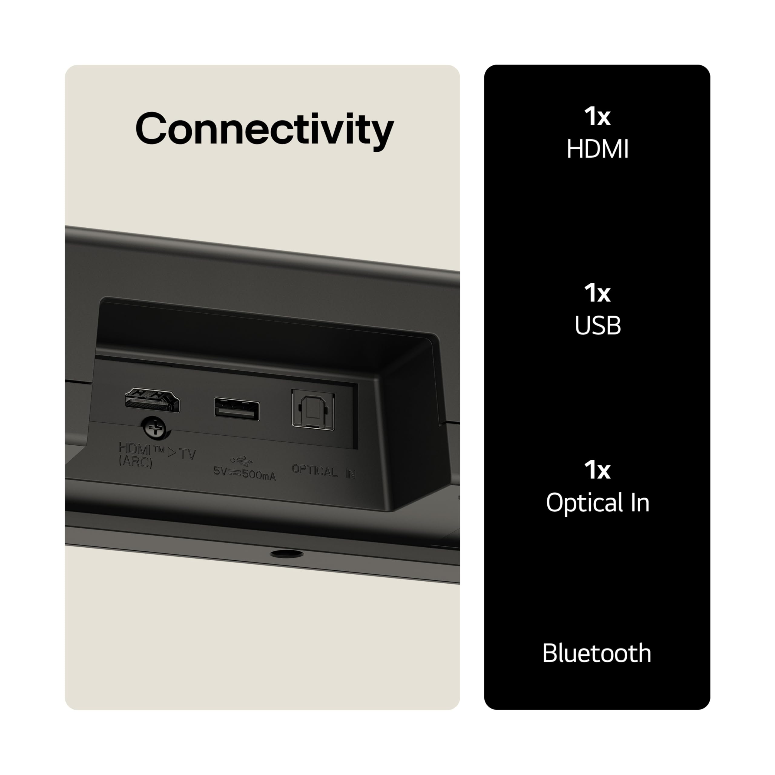 LG USC9S Bluetooth Soundbar for TV with Dolby Atmos & Wireless Subwoofer 3.1 channel