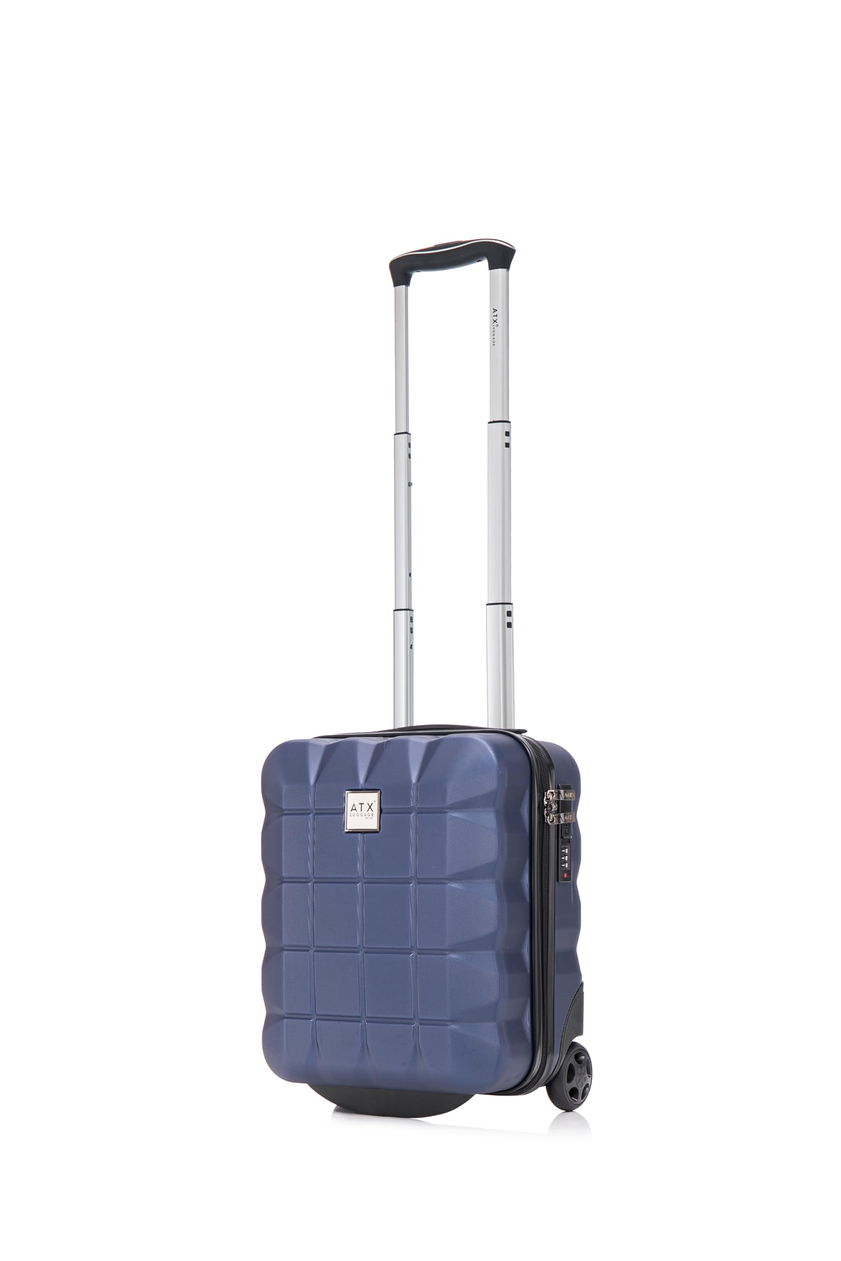 ATX Luggage Suitcase Large on 4 Dual Spinner Wheels Super Lightweight ABS Hard Shell Hold Check in with Built-in TSA Lock (Orange, 110 Liter)