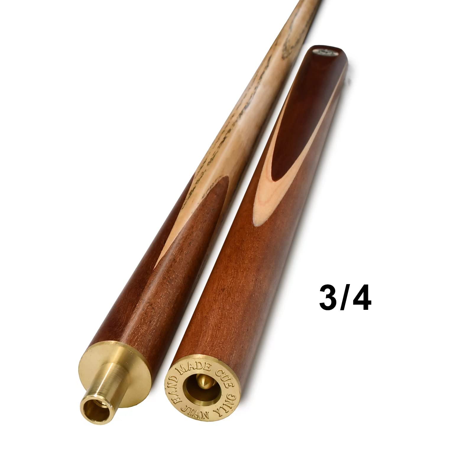 AONETIGER Snooker Cue 3/4 Jointed Handmade Pool Cue Ash Shaft Billiard Cue 3 Piece 57" 18oz Tip 10mm with Extension Accessories Hard Case/Bag Options