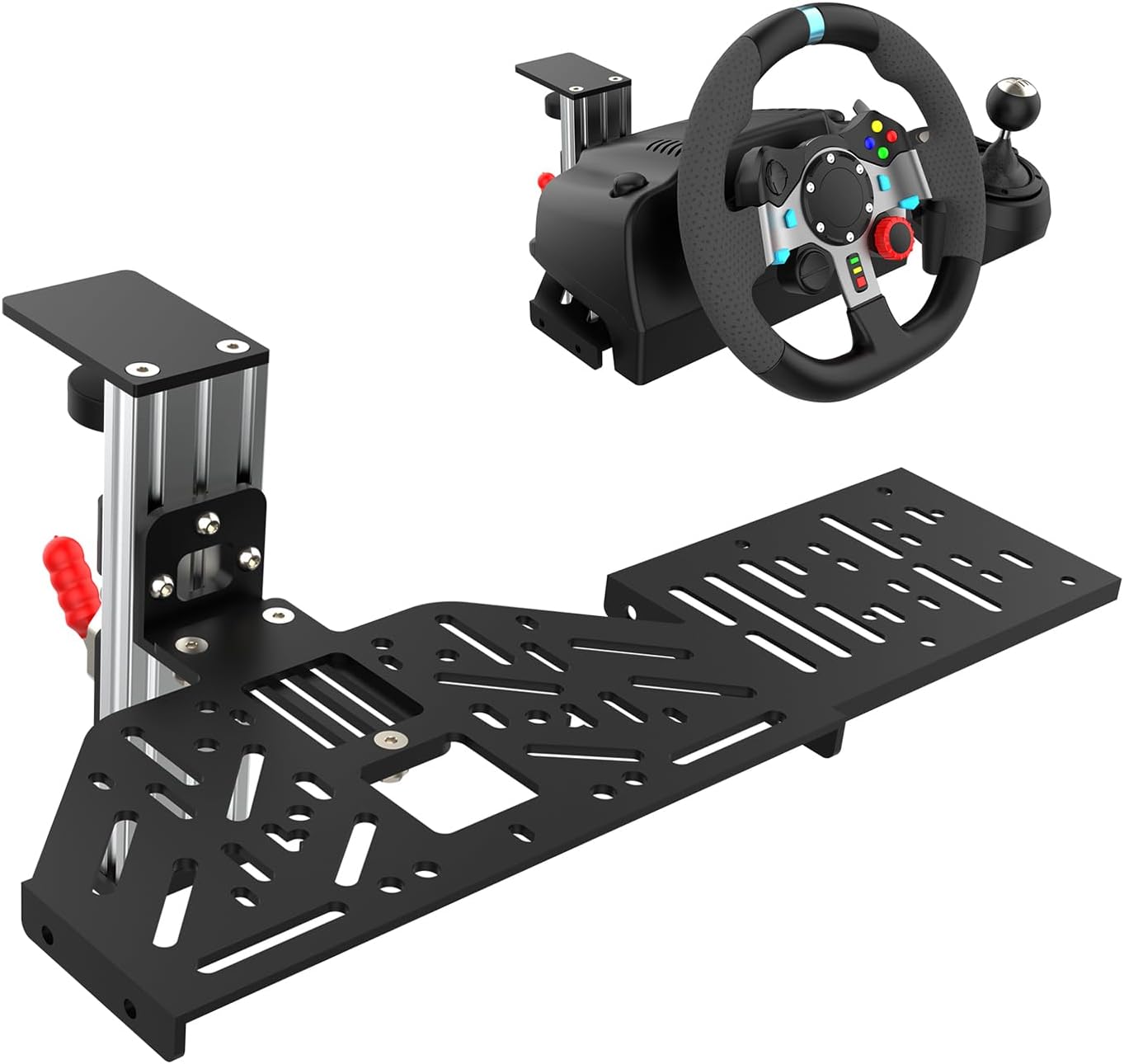 EG STARTS 1x Desk Mount Clamp for Sim Racing Wheel Stand Simulator Cockpit Wheel Stand Racing Steering Shifter Mount fit for Logitech G25 G27 G29 G920 G923 Thrustmaster T248 T300 T-GT TS-PC T500 T818