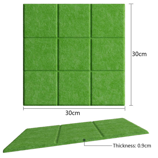 Uoisaiko Large 30x30cm Felt Board Tiles with 30 Pins, Pack of 6 Bulletin Board Notice Boards for Home Office Kitchen, Self Adhesive Pin Board Wall Tiles for Photos Memos