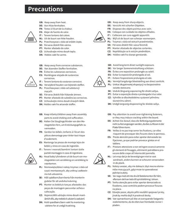 Coleshome Computer Desk with Drawers, 120×48cm Office Desk with Storage, Reversible Small White Desks for Home Office