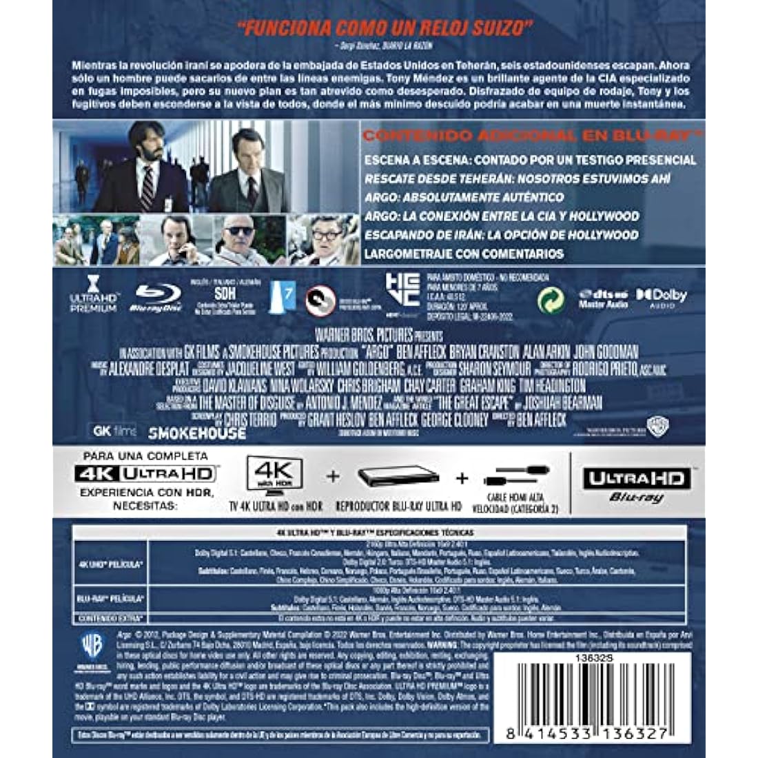 Argo (4K UHD + Blu-ray)