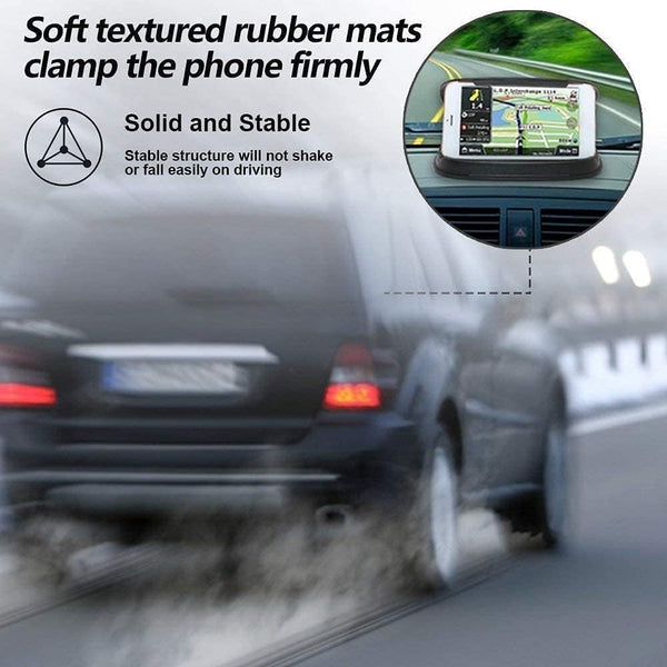 Mancro Car Phone Holder Cradles, Universal Mobile Phone Car Mount Dashboard Holder Fit for 3 to 6.8 inch Devices Compatible for iPhone, Samsung S22, S21, Huawei, GPS Devices