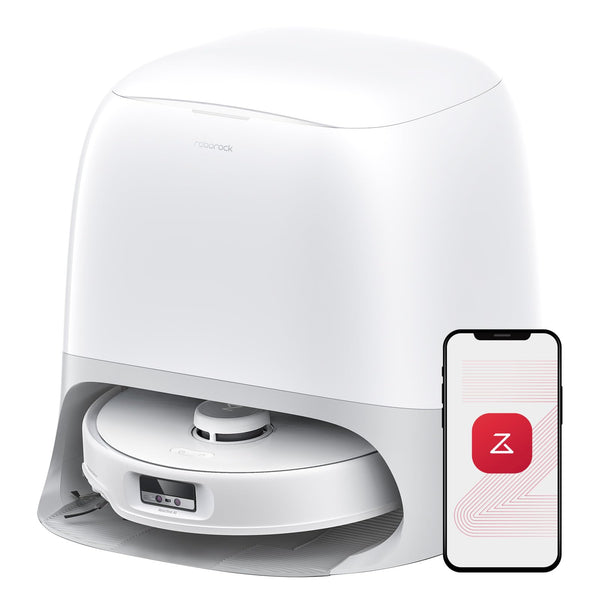 roborock Qrevo Curv S5X Robot Vacuum and Mop, 18500 Pa, Zero-Tangling System, FlexiArm Side Brush&Mop, 75°C Hot Water Mop Washing, Intelligent Dirt Detection, Self-Cleaning Multifunctional Dock 3.0