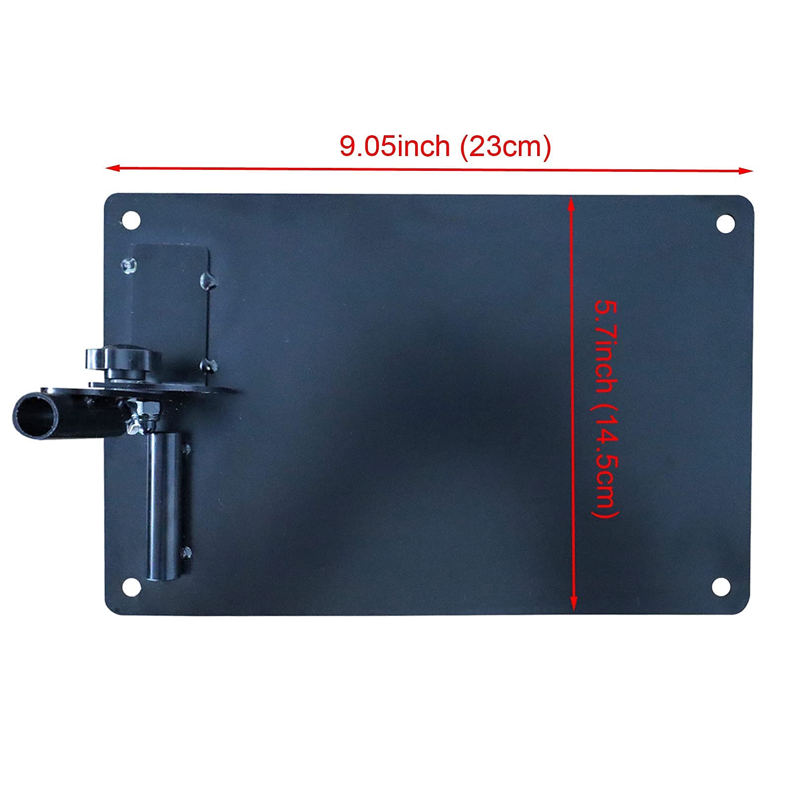 Golf Practice Plate Swing Plan Trainer Alignment Stick Holder Durable Metal Training Equipment Golfing Accessory (1 Pack Standard)