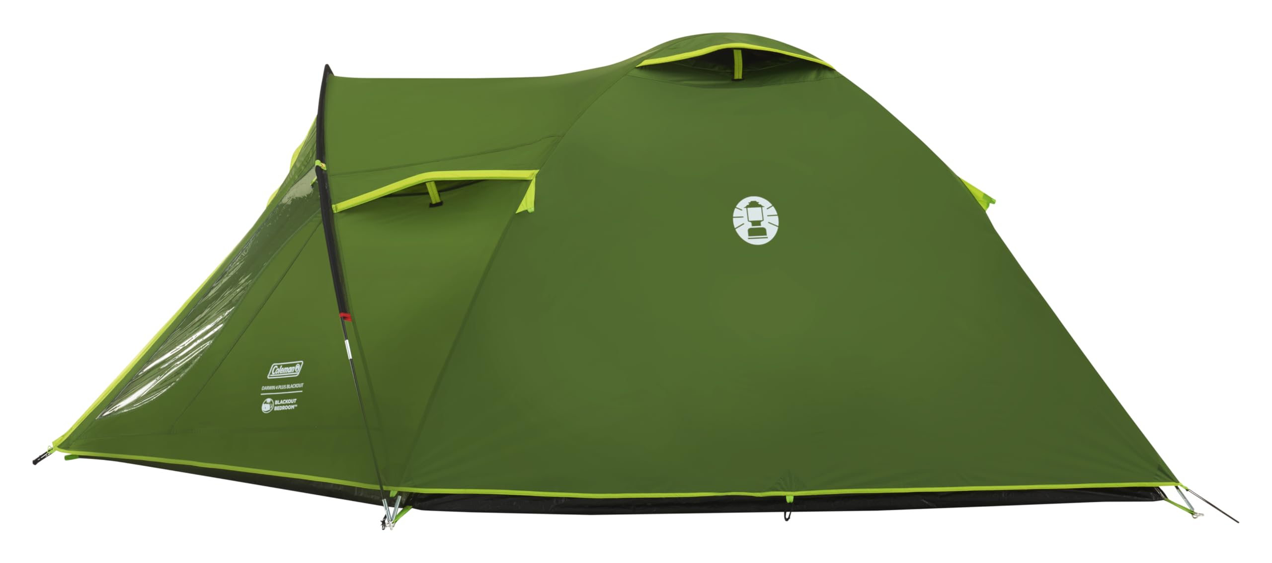 Coleman Tent Darwin 2-4 Person | Compact Lightweight Dome Tent | Models with Darkened Bedroom | Camping, Festival and Hiking Tent | 4500mm Waterproof | with Sewn-in Groundsheet