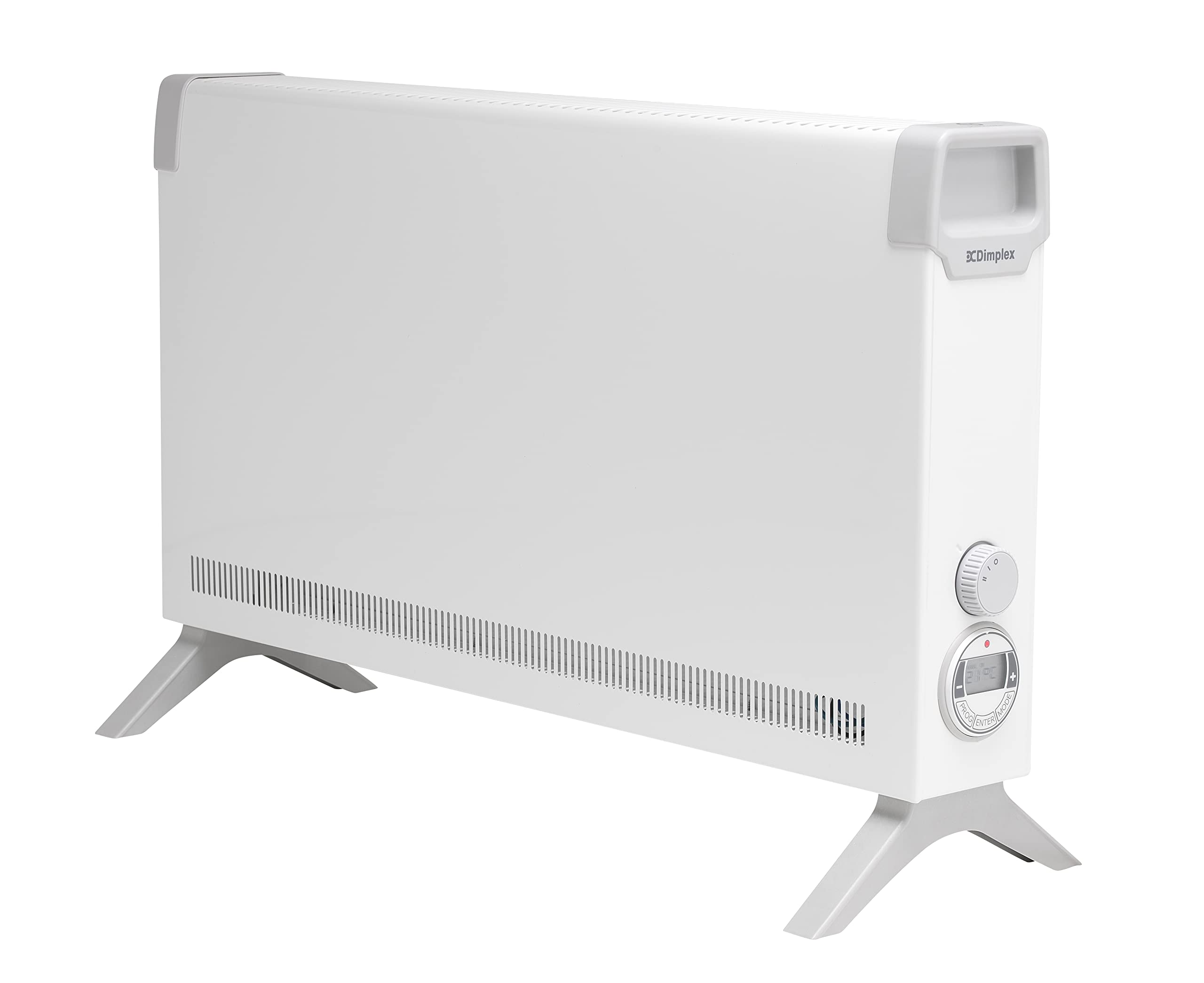 Dimplex Freestanding and wall mountable Convector with electronic thermostat Plus 7 day timer, White/Grey, 3 kW