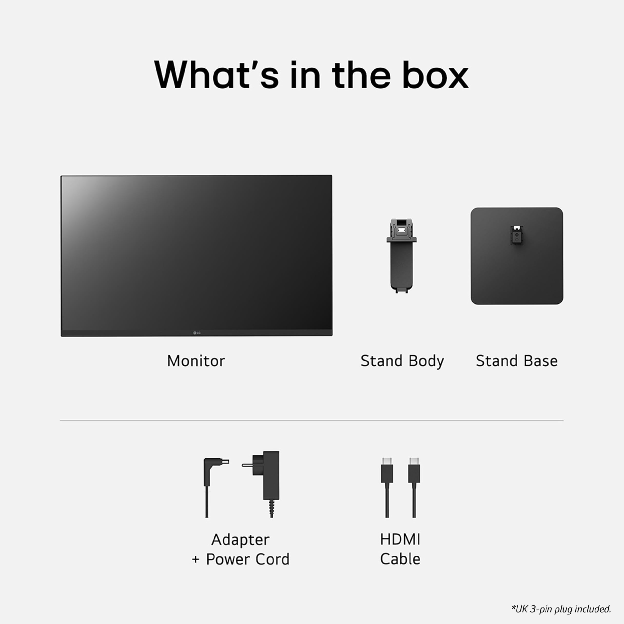 LG Electronics Monitor 27MR400-B, 27 Inch, Full HD 1080p, 100Hz, 5ms GtG, IPS Panel, AMD FreeSync, Smart Energy Saving, Anti-Glare, HDMI, Matte Black