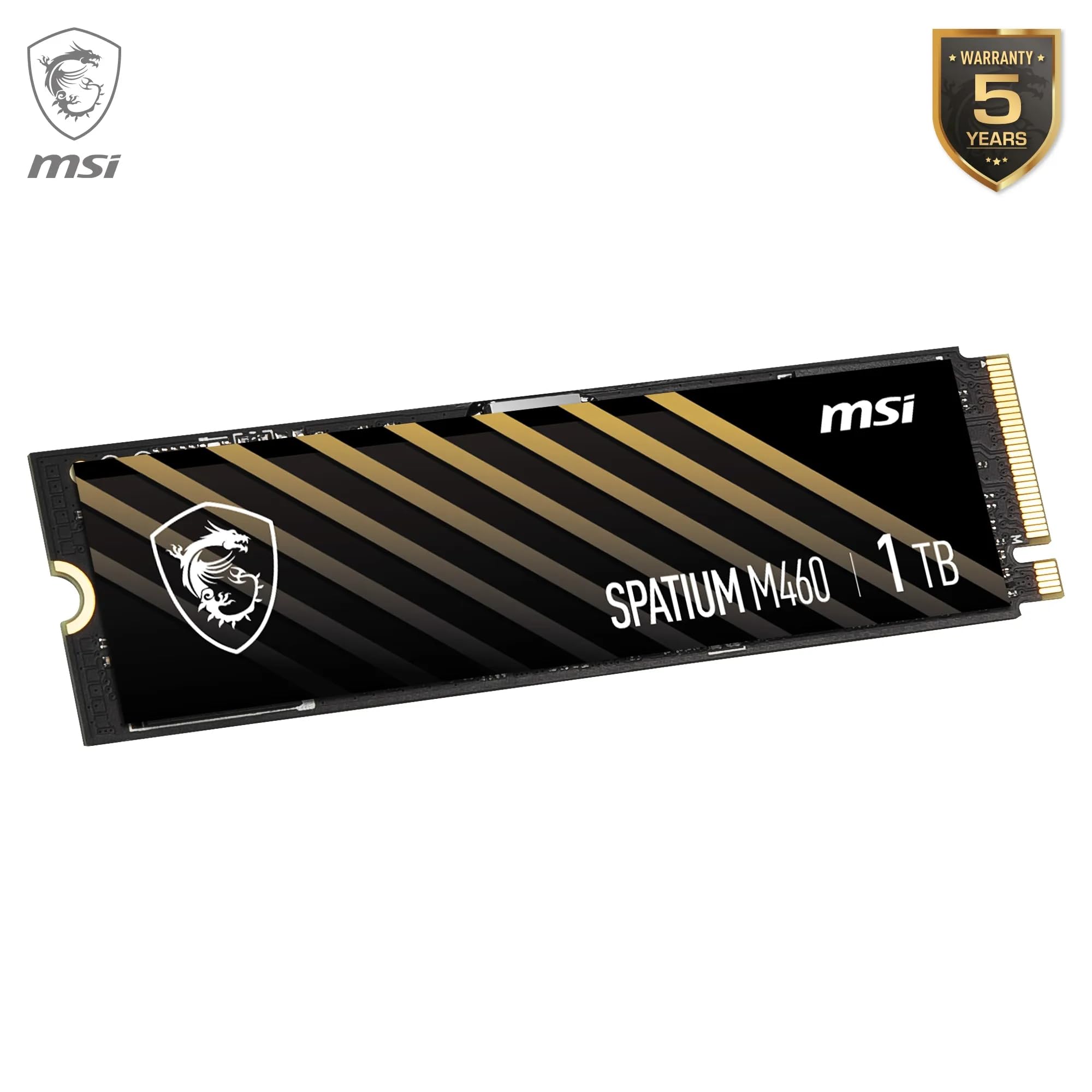 MSI SPATIUM S270 SSD 480GB - SATA 3 2.5" Solid State Drive, 500MB/s Read & 450MB/s Write, 3D NAND, Built-In Data Security, MSI Center - 5 Year Warranty (250 TBW)
