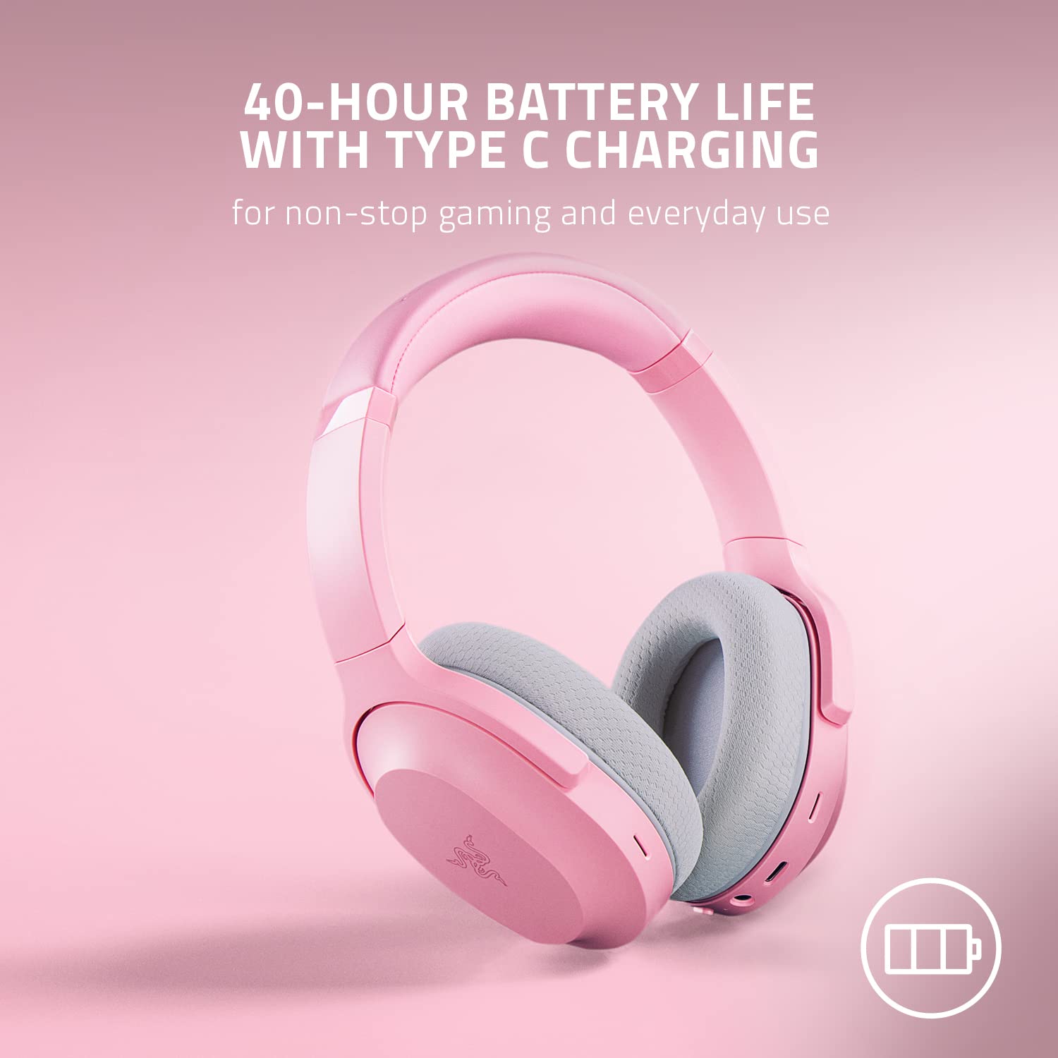 Razer Barracuda X - Wireless Multi-platform Gaming and Mobile Headset (SmartSwitch Dual Wireless, Ergonomic Design, TriForce 40 mm, Cardioid Mic, On-Headset Controls, 50h Battery USB-C) Black