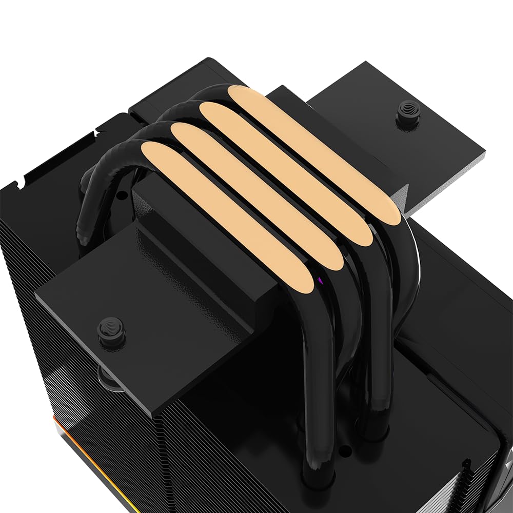 TZMRIT KF420 DGT ARGB CPU Cooler with temperature display, for Intel LGA 1700/1200/115X/1851/1366/2011, for AMD AM4/AM5 (BK)