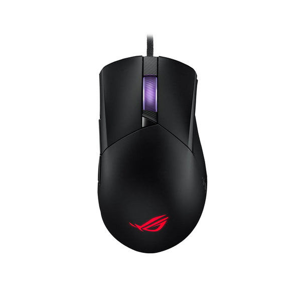 ASUS ROG Spatha X Wireless Gaming Mouse, 24 GHz/Wired USB, 19,000 DPI Optical Sensor, 12 Programmable Buttons, RGB, Swappable Switch Design, Micro Switches, Magnetic Charging Stand, Black