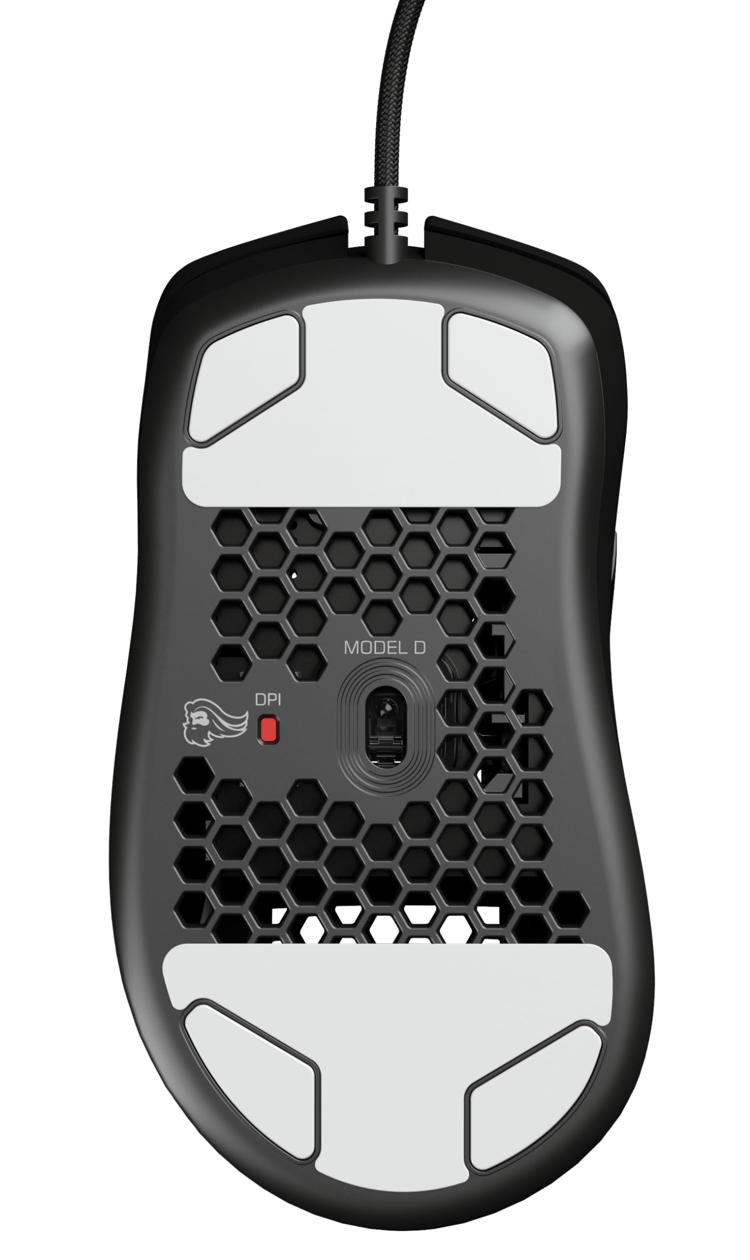 Glorious Gaming Model D Wired Gaming Mouse - 68g Superlight Honeycomb Design, RGB, Ergonomic, Pixart 3360 Sensor, Omron Switches, PTFE Feet, 6 Buttons - Matte Black