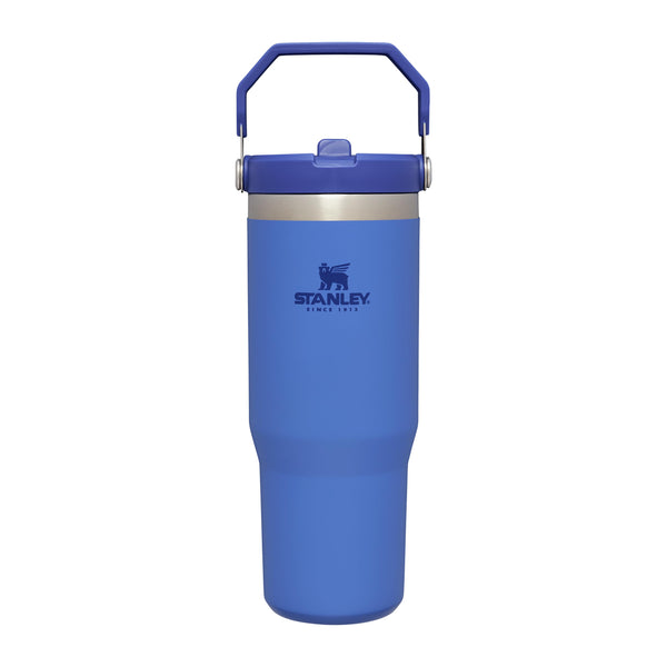 Stanley Flip Straw Tumbler 1.0 Water Bottle With Straw 0.89L - Keeps Cold For 12+ Hours - Easy To Carry - Dishwasher Safe - Stainless Steel Thermal Flask - BPA-Free Travel Mug - Navy
