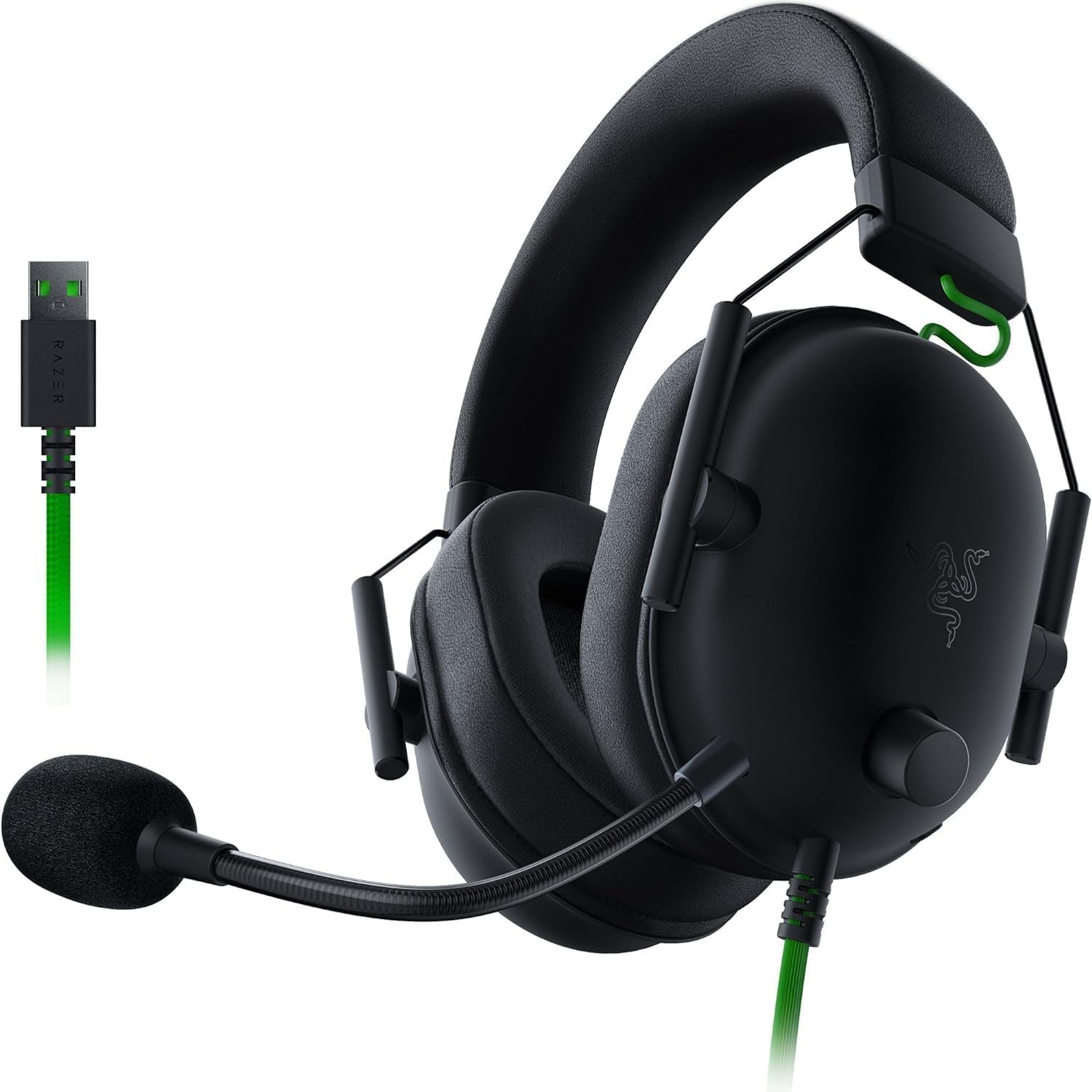 Razer BlackShark V2 Pro (2023) for PC - Premium Wireless E-Sports Headset (HyperClear Super Wideband Mic, TriForce Titanium 50 mm Driver, Bluetooth, Up to 70hrs Battery) White