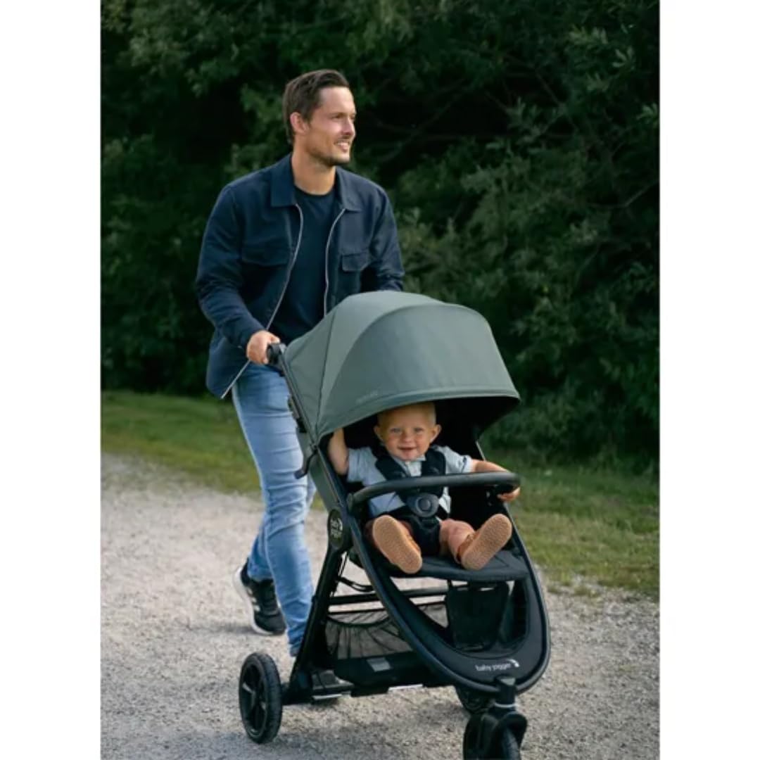 Baby Jogger City Mini GT2 All-Terrain Pushchair | Lightweight, Foldable Stroller | Opulent Black