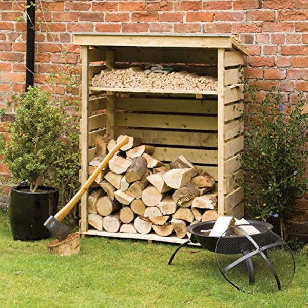 Rowlinson Small Log Store Pressure Treated Timber
