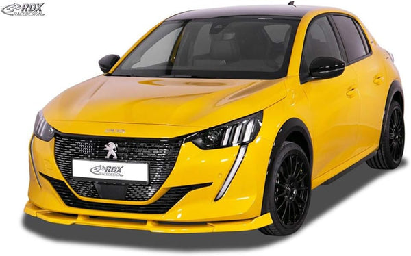 RDX Racedesign Front spoiler Vario-X compatible with Peugeot 208 II 2019- (PU)