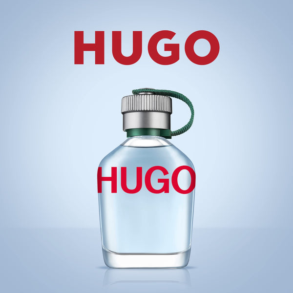 HUGO Man Eau de Toilette, Men's Perfume, Notes of Crispy Green Apple and Fir Balsam, Aromatic Fragrance, Medium Longevity, 200ml