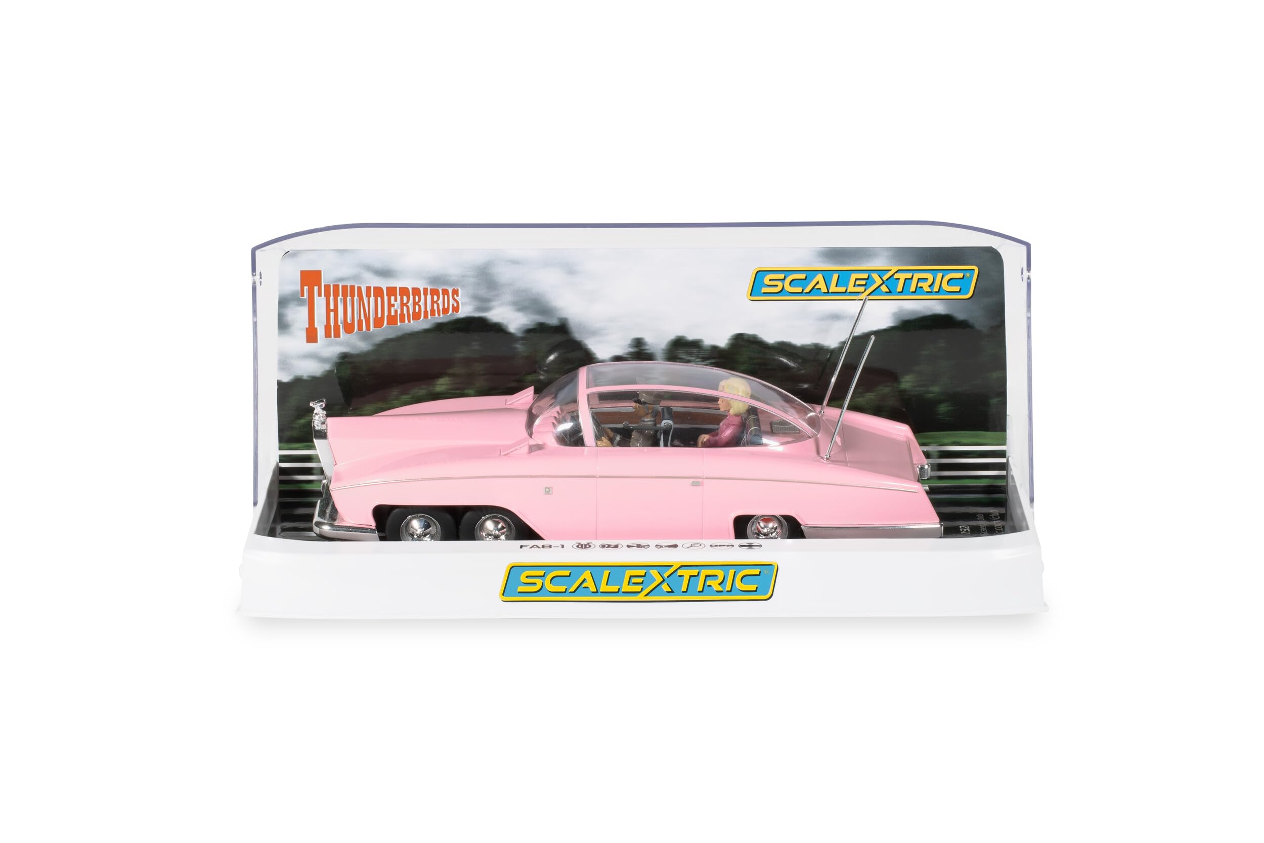 Scalextric Cars - C4541 Back To The Future 2, Flying Time Machine - Toy Slot Car for use with Race Tracks and Set - Gift Ideas for Kids and Adults, Scalextric Accessories
