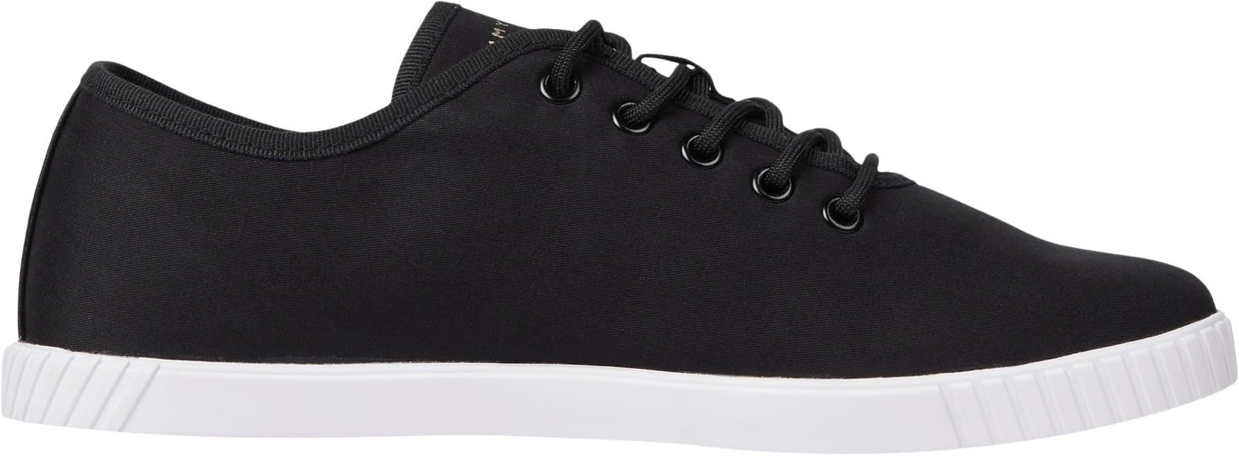 Tommy Hilfiger Women's Canvas Lace Up Sneaker Fw0fw08641 Low Top