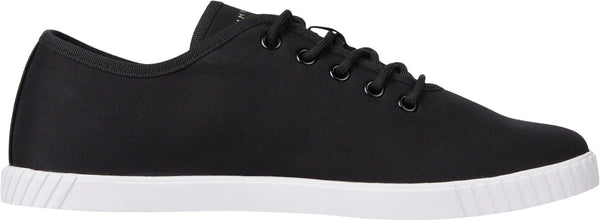 Tommy Hilfiger Women's Canvas Lace Up Sneaker Fw0fw08641 Low Top