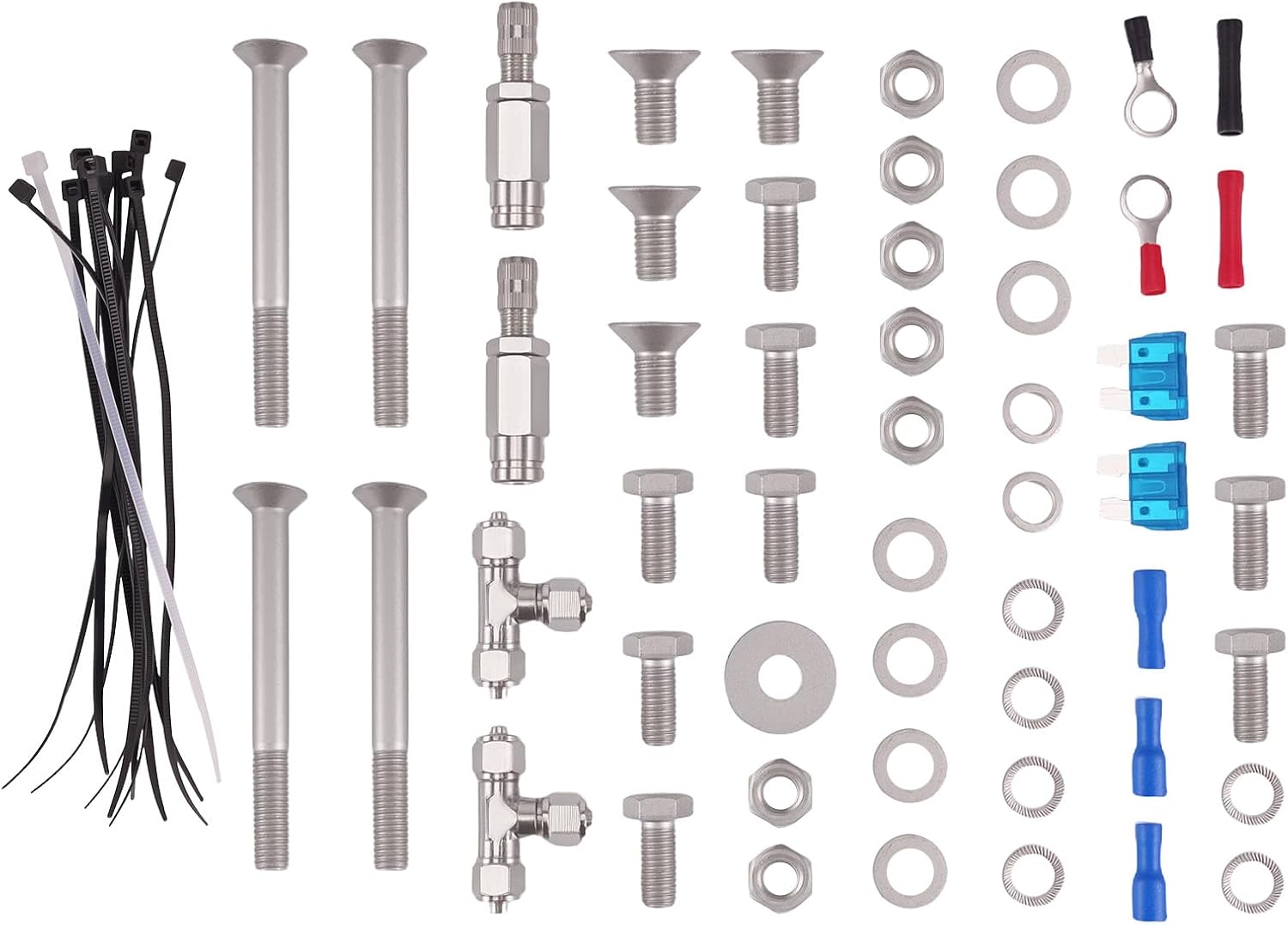 maXpeedingrods Air Suspension Kit for Nissan Interstar X70, for Opel Vauxhall Movano X70, for Renault Master X70 1998-2010, 2x Air Spring + Compressor + Gauge, 4000kg 12V