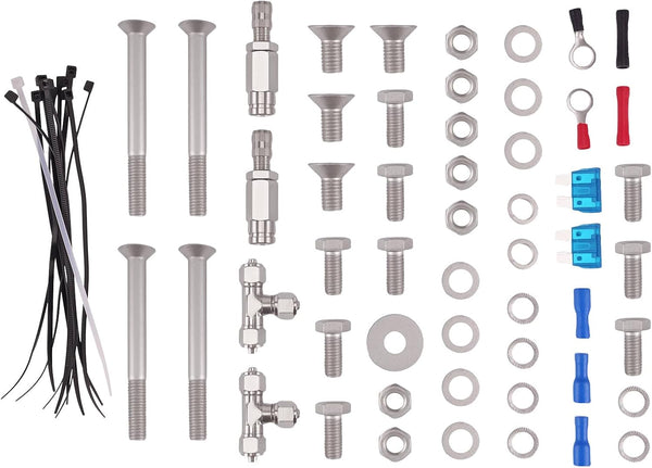 maXpeedingrods Air Suspension Kit for Nissan Interstar X70, for Opel Vauxhall Movano X70, for Renault Master X70 1998-2010, 2x Air Spring + Compressor + Gauge, 4000kg 12V