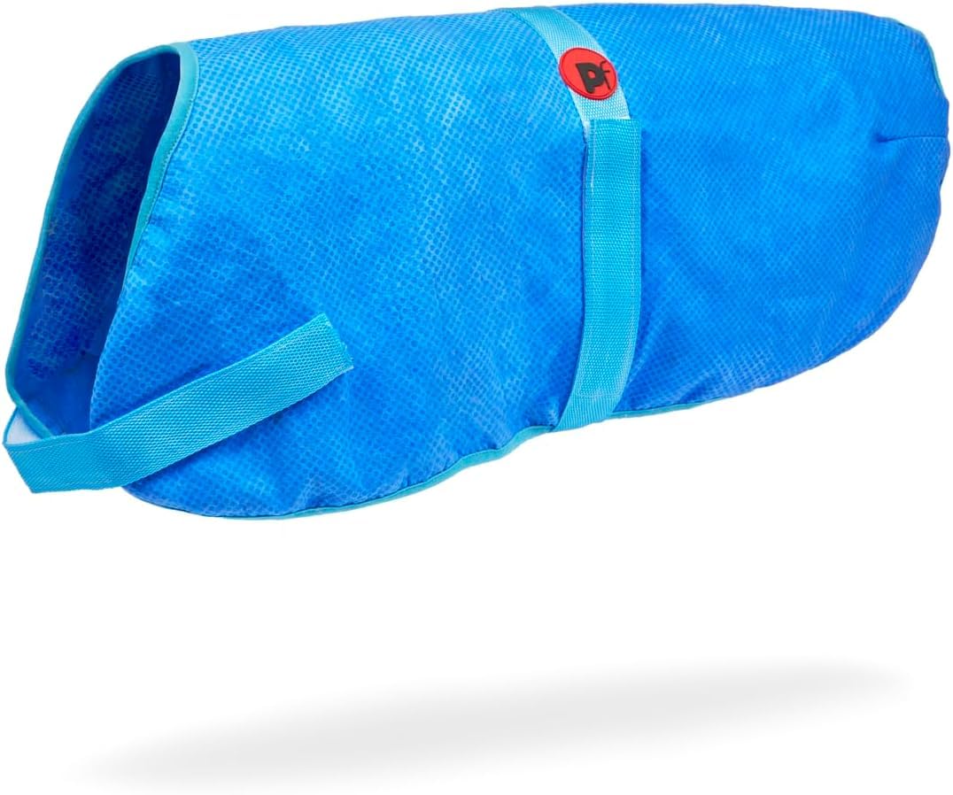Petface Cooling Summer Dog Coat, 70 cm, Blue