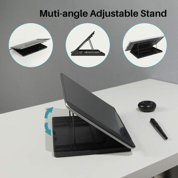 HUION Kamvas Pro 16(4K) UHD Graphic Tablet with Screen, 15.6-inch Monitor Full-Laminated Anti-Glare, Tilt Function 8192 Battery-Free Stylus PW517 for PC, Mac, Android