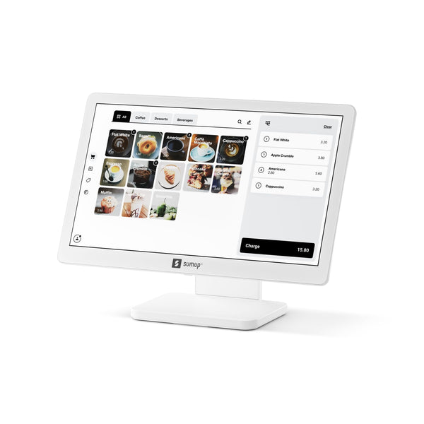 SumUp Point of Sale Lite Payment Terminal/Register – 13” Full HD Touchscreen, Speedy Set Up, Fast & Flexible Checkout, No Contracts and now with End-of-Day Z Reports