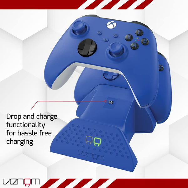 Venom Charging Dock with Rechargeable Battery Pack - Black (Xbox Series X & S/Xbox One)