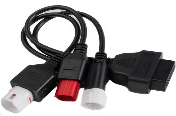 3 Pin 4 Pin 6 Pin OBD2 3 in 1 Motorbike Diagnostic Adapter motorrad obd Cable Compatible For Yamaha Honda Motorcycle Euro5 Guzzi Kawasaki