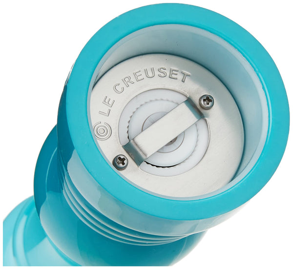 Le Creuset Classic Adjustable Pepper Mill Grinder, Chip-resistant ABS Plastic, Anti-Corrosion, 40g, 21 cm, Bamboo, 44001214080000